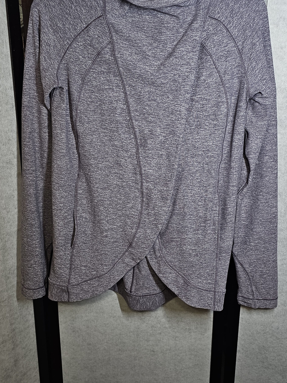 lululemon athletica Heathered Lavender Active Jacket-Sit In Awareness Size 6 - Picture 3 of 6